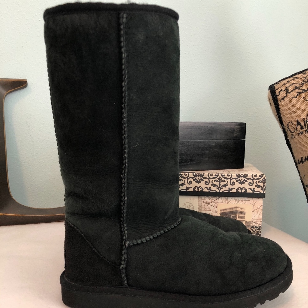 Authentic UGG AUSTRALIA Classic Tall Black Boots